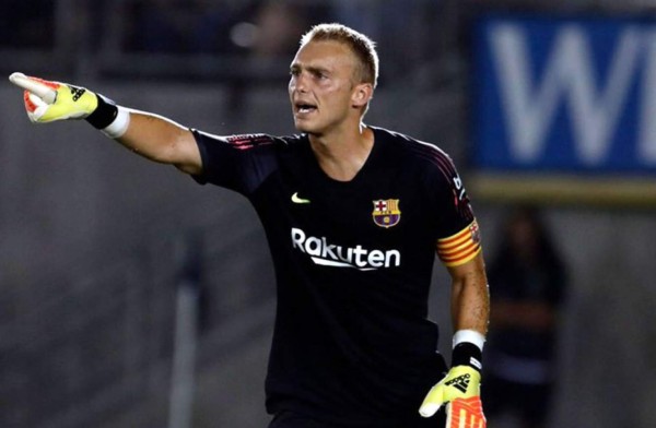 Portero Cillessen, baja en el Barcelona por lesión