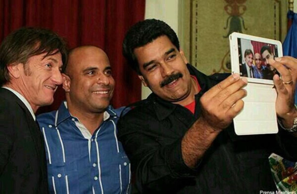 El selfie de Maduro con Sean Penn