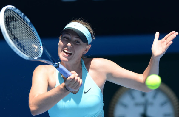 Maria Sharapova alcanzó la tercera ronda del Abierto de Australia