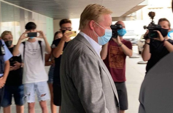 ¡Ronald Koeman ya está en Barcelona!