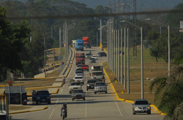 Habilitan segunda trocha del segundo anillo en San Pedro Sula