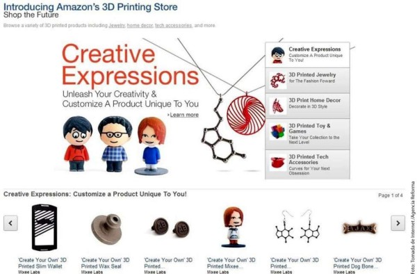Amazon ofrece impresión de objetos 3D