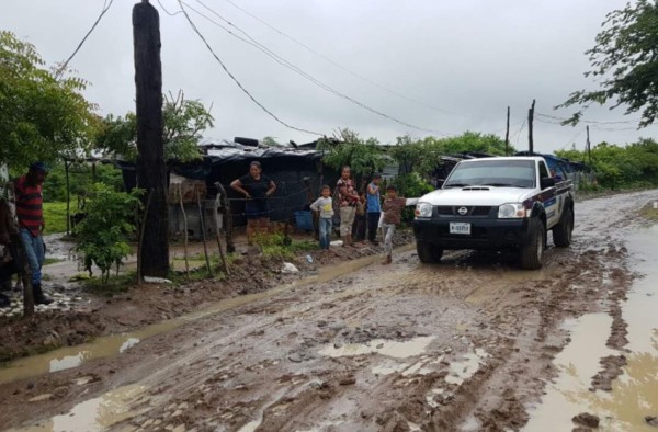 Fuertes lluvias azotan San Pedro Sula y Choluteca