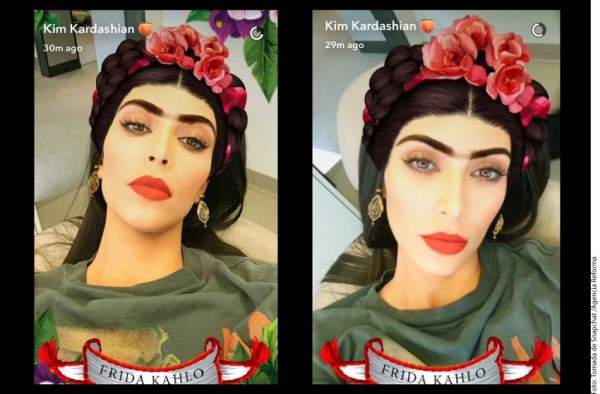 Kim Kardashian a lo Frida Kahlo