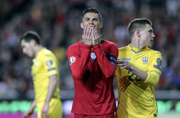 Portugal se estrella ante Ucrania en la vuelta de Cristiano Ronaldo