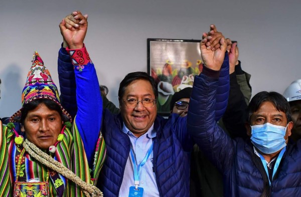 Escrutinio confirma triunfo electoral de Luis Arce en Bolivia