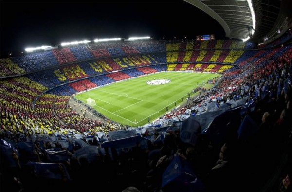 El Barça hará mosaico previo al juego ante Bayern