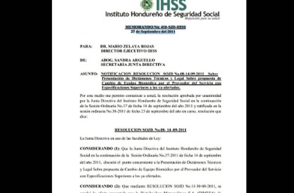 Agonizan finanzas del IHSS por contratos multimillonarios