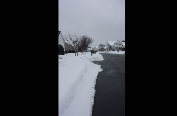 Hondureños comparten sus fotos de la tormenta de nieve en EUA