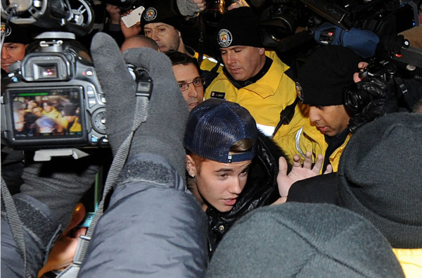 Justin Bieber en libertad tras ser arrestado en Canadá
