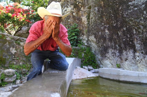 Pocito de la Virgen, manantial de agua milagrosa en Lempira