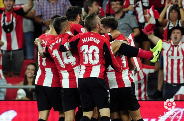 Sevilla se deja sus primeros puntos y Athletic de Bilbao gana el derbi vasco para ser líder de la Liga Española