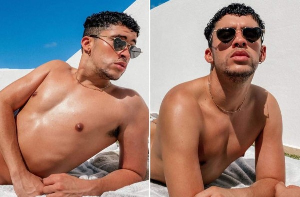 Bad Bunny presume su cuerpazo en Instagram