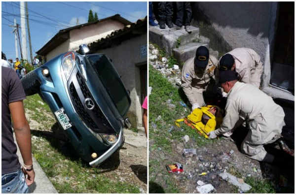 Vehículo se accidenta y mata a peatón en Santa Rosa de Copán