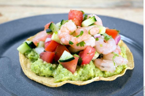 Cómo hacer tostadas de camarón