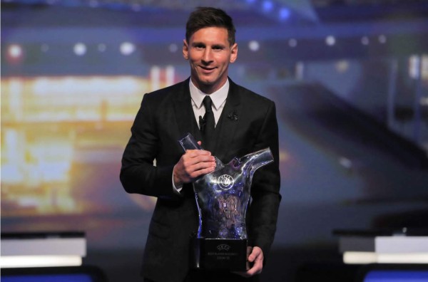 Messi es elegido el mejor jugador de la Uefa