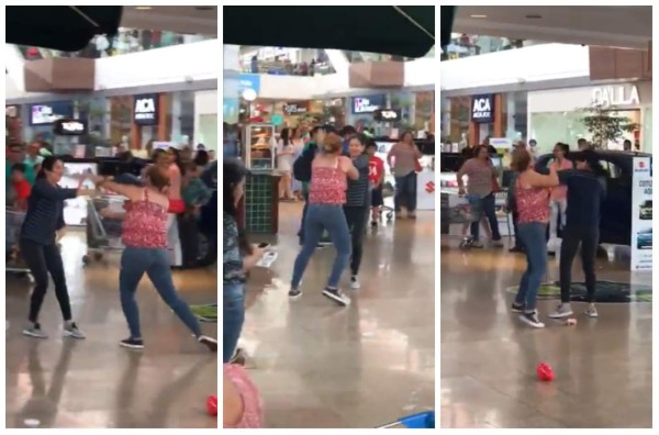 Video: Escandalosa pelea entre dos mujeres en pleno mall capitalino
