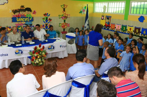 Inauguran nuevo centro preescolar en San Pedro Sula