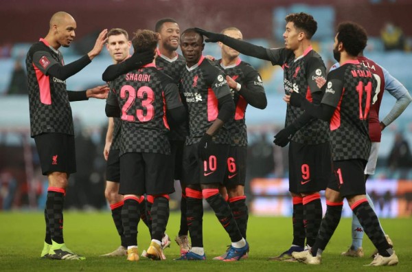Video: Liverpool goleó al Aston Villa y avanza a la siguiente ronda de la FA Cup