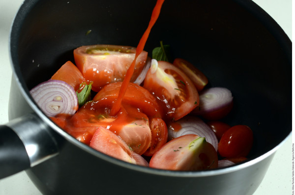 Receta de crema de tomates rostizados