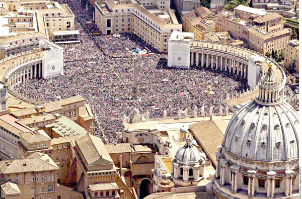 Dos millones de personas viajarán al Vaticano