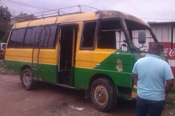 Incendian otro bus en Honduras, ya suman siete