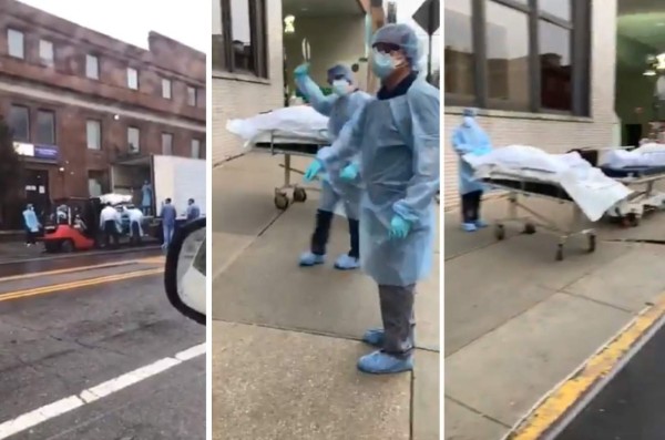 Perturbadores videos muestran cuerpos de víctimas del Covid 19 en Nueva York