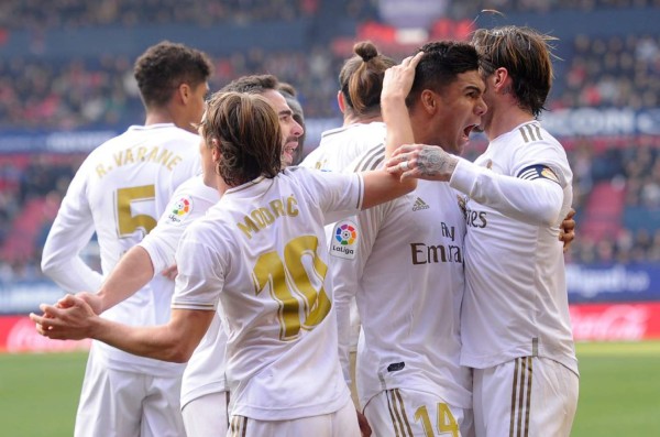 Real Madrid vuelve al triunfo goleando al Osasuna y se afianza en la cima de España