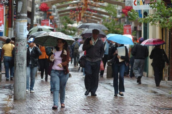 Lluvias por masa de aire frío afectarán a todo el territorio hondureño