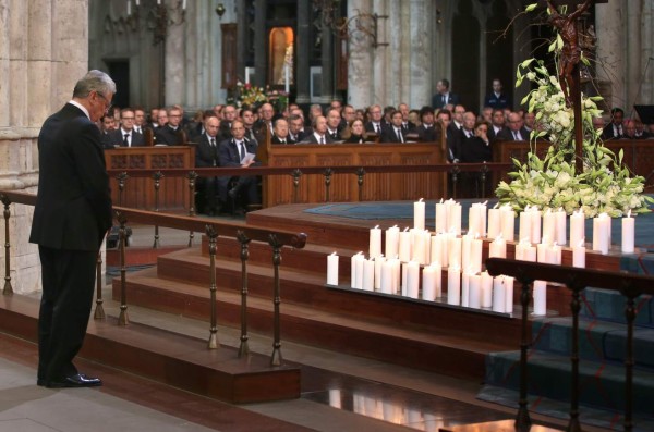 Alemania realiza funeral de Estado para víctimas de Germanwings