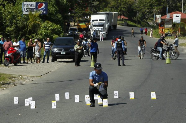 Acribillan a presunto pandillero acusado de varios delitos en La Ceiba