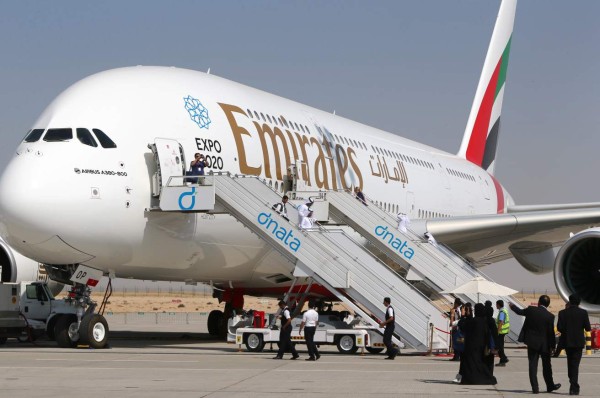 Emirates presenta el avión con más asientos en el mundo