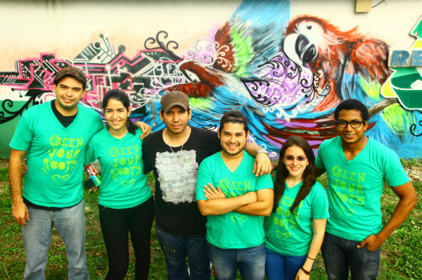 Hondureños pintan de arte y optimismo a San Pedro Sula