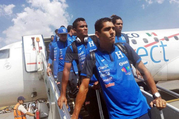 Selección de Honduras ya está en México para buscar un nuevo 'Aztecazo'