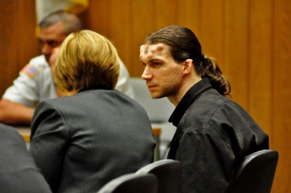 El hombre no mostró arrepintimiento al escuchar a los testigos en su juicio.Foto:The Berkshire Eagle