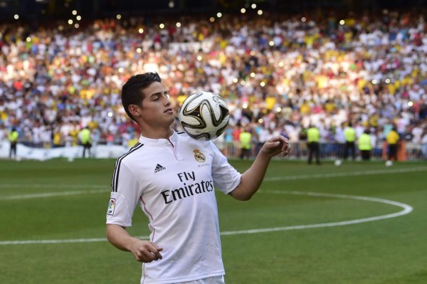 Colombiano James Rodríguez, nuevo jugador del Real Madrid