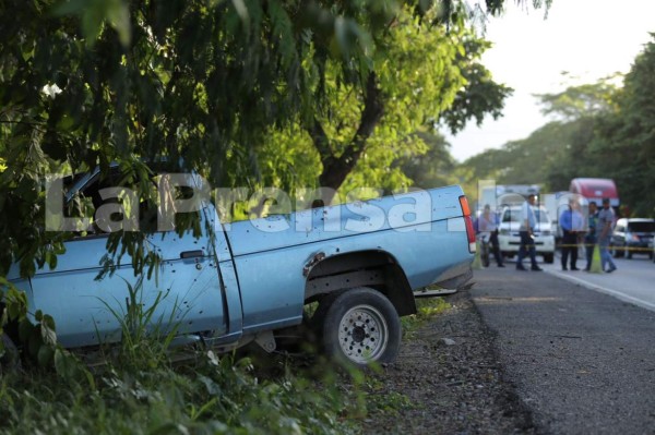 Acribillan a dos personas dentro de vehículo en San Pedro Sula