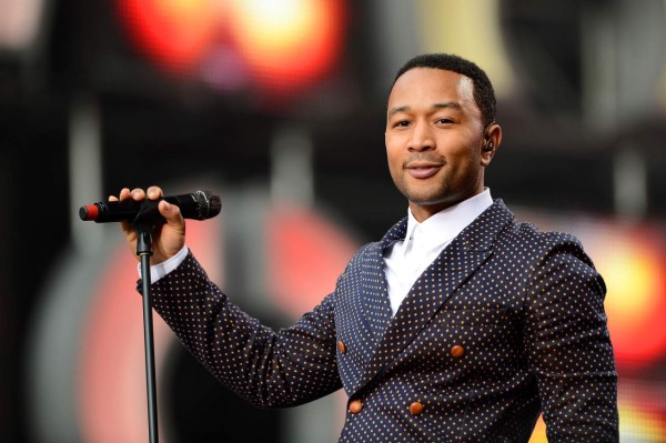 LONDON, ENGLAND - JUNE 01: Singer John Legend performs on stage at the 'Chime For Change: The Sound Of Change Live' Concert at Twickenham Stadium on June 1, 2013 in London, England. Chime For Change is a global campaign for girls' and women's empowerment founded by Gucci with a founding committee comprised of Gucci Creative Director Frida Giannini, Salma Hayek Pinault and Beyonce Knowles-Carter. (Photo by Ian Gavan/Getty Images for Gucci)