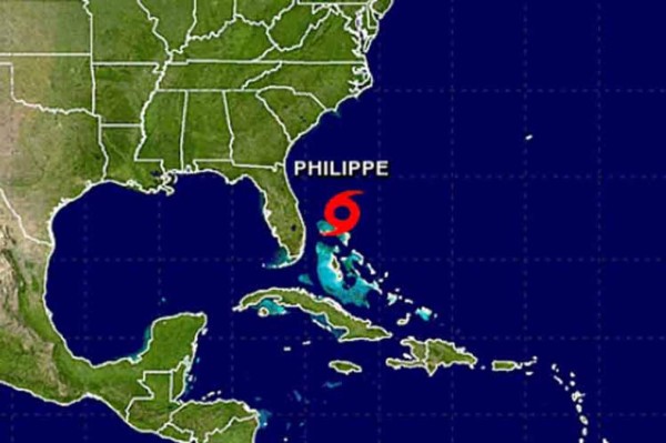 Tormenta Philippe se aleja de Florida y del noroeste de Bahamas
