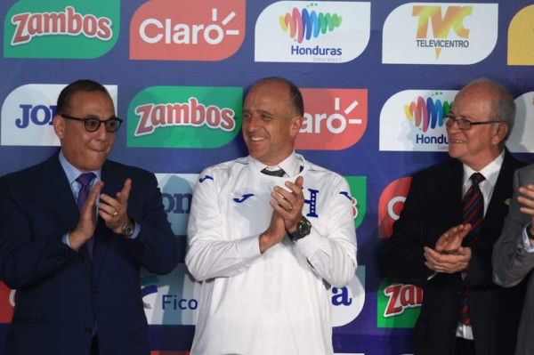 Fabián Coito fue presentado como nuevo entrenador de la selección de Honduras