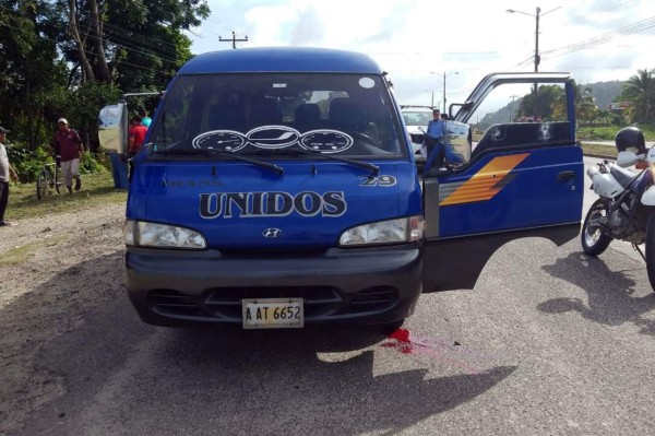 Matan a balazos a un conductor en Puerto Cortés
