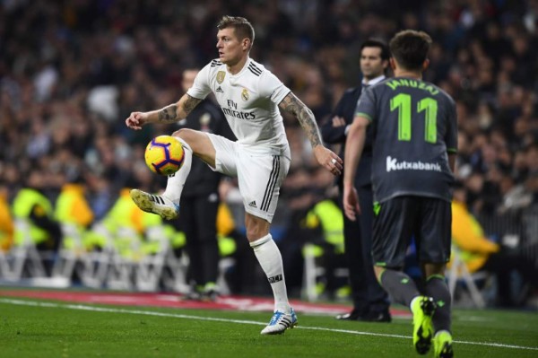 Kroos sufre lesión muscular y será baja por tres semanas