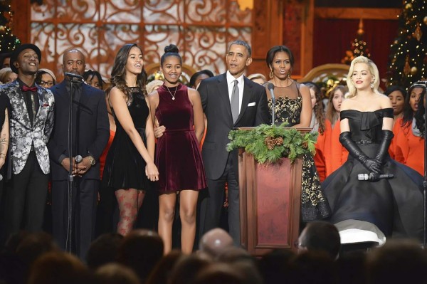 Obama y Rita Ora juntos en concierto de caridad