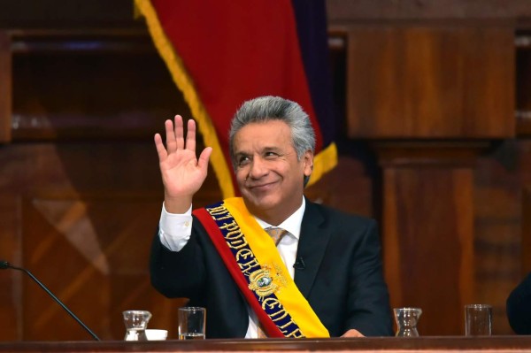 Lenín Moreno asume como presidente de Ecuador