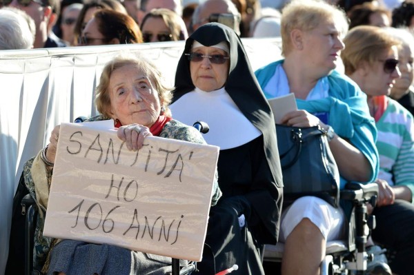 El Papa Francisco: 'El abandono de ancianos es como la eutanasia'