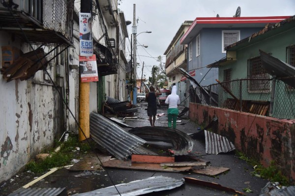 Huracán María deja fuertes vientos y lluvias en República Dominicana