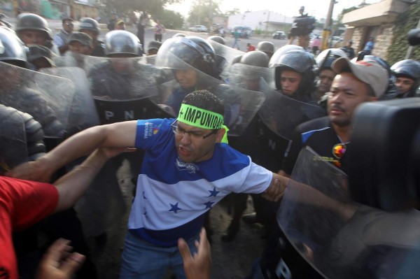 Solo en La Ceiba y Tegucigalpa hubo protestas de indignados