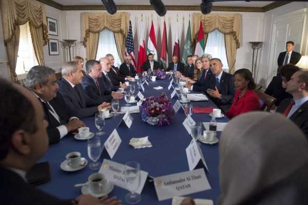 Países árabes prometen a Obama apoyo 'hasta el final”