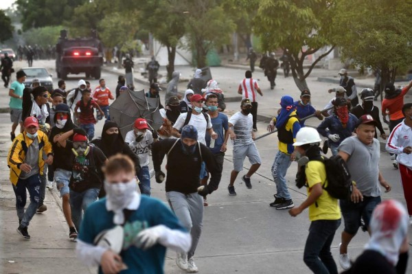 Disturbios en Barranquilla mientras se jugaba el Colombia vs Argentina