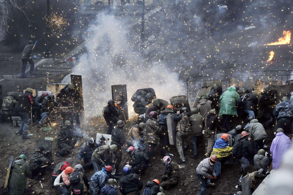 Al menos 75 muertos en disturbios en Kiev